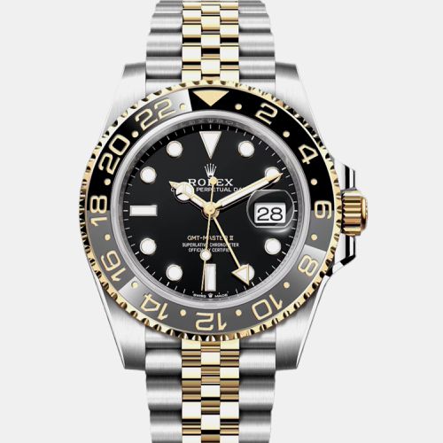 Rolex -18K Yellow Gold & Stainless Steel 40 black automatic GMT-Master II 126720 GRNR - Rolex - Modalova