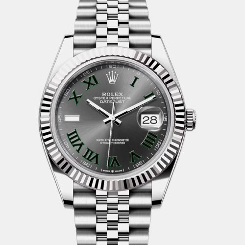 Rolex -18K White Gold and Stainless Steel Datejust 41 126334 41 mm - Rolex - Modalova