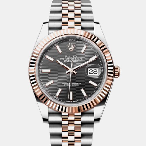 Rolex -18K Everose Gold and Stainless Steel automatic Datejust 126331 41 mm - Rolex - Modalova