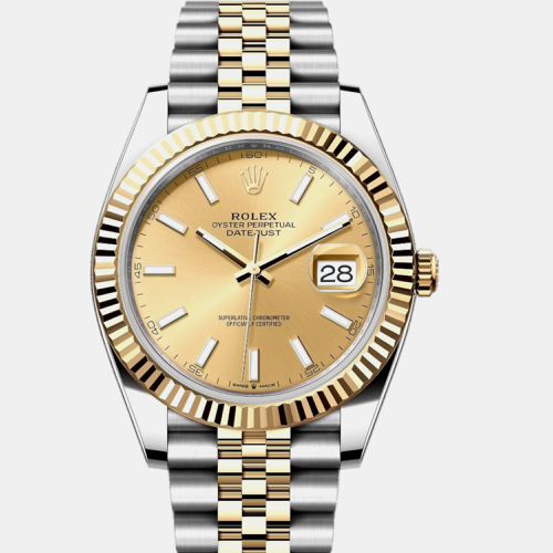 Rolex -18K Yellow Gold & Stainless Steel automatic Datejust 126333 41 mm - Rolex - Modalova