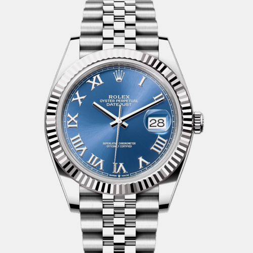 Rolex -18K White Gold and Stainless Steel Datejust 126334 41 mm - Rolex - Modalova