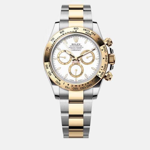 Rolex White 18k Yellow Gold and Stainless Steel Daytona 126503 Men's Wristwatch 40 mm - Rolex - Modalova