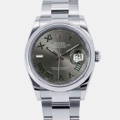 Stainless Steel Datejust Automatic Men's Wristwatch 36 mm - Rolex - Modalova