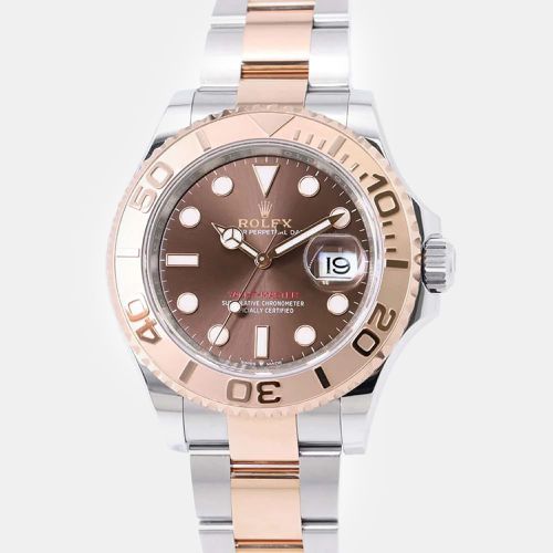 K Rose Gold Stainless Steel Yacht-Master 126621 Automatic Men's Wristwatch 40 mm - Rolex - Modalova