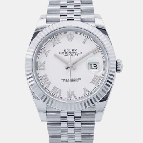 K Gold Stainless Steel Datejust 126334 Automatic Men's Wristwatch 41 mm - Rolex - Modalova