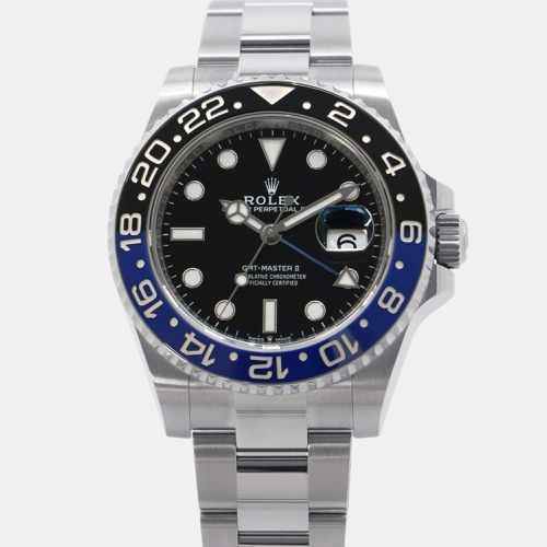 Rolex Black Stainless Steel GMT-Master II 126710BLNR Automatic Men's Wristwatch 40 mm - Rolex - Modalova