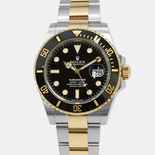 K Yellow Gold Stainless Steel Submariner 126613LN Automatic Men's Wristwatch 41 mm - Rolex - Modalova