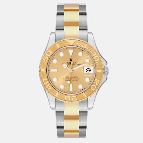 Yachtmaster Midsize Steel Yellow Men's Watch 35.0 mm - Rolex - Modalova