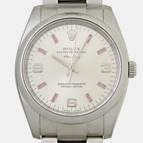 Stainless Steel Oyster Perpetual 114200 Automatic Men's Wristwatch 34 mm - Rolex - Modalova