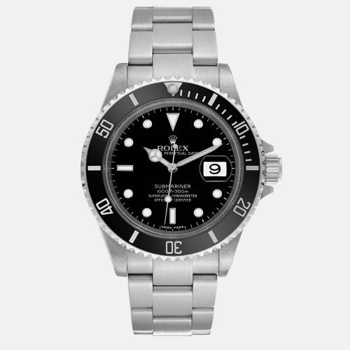 Rolex Submariner Date Black Dial Steel Men's Watch 16610 40 mm - Rolex - Modalova