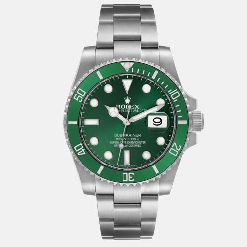 Rolex Submariner Hulk Green Dial Steel Men's Watch 40.0 mm - Rolex - Modalova