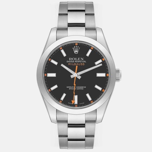 Rolex Milgauss Black Dial Steel Men's Watch 40.0 mm - Rolex - Modalova