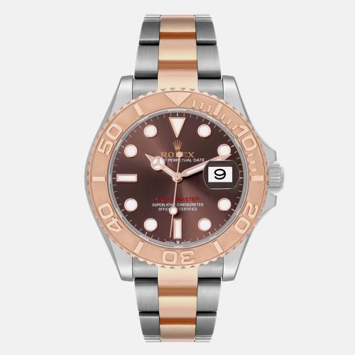 Yachtmaster Everose Gold Steel Rolesor Men's Watch 40.0 mm - Rolex - Modalova