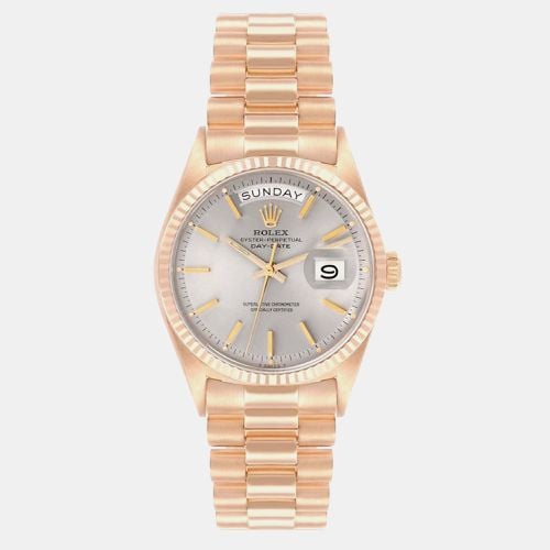 Rolex President Day-Date Yellow Gold Vintage Men's Watch 1803 36 mm - Rolex - Modalova