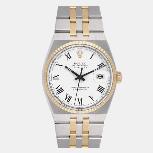 Rolex Oyster quartz Datejust Steel Yellow Gold Buckley Dial Watch 17013 36 mm - Rolex - Modalova