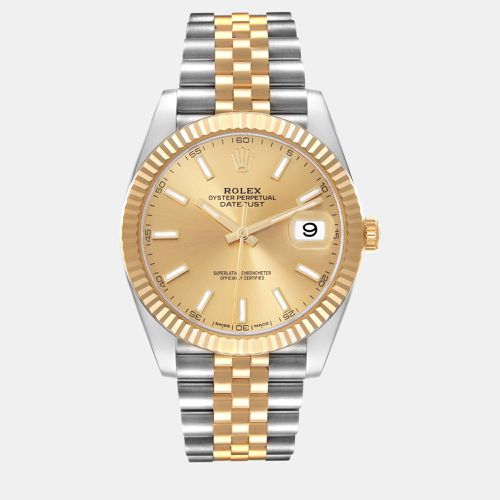 Datejust Steel Yellow Men's Watch 126333 41 mm - Rolex - Modalova