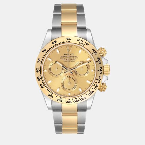 Daytona Champagne Dial Steel Yellow Men's Watch 40.0 mm - Rolex - Modalova