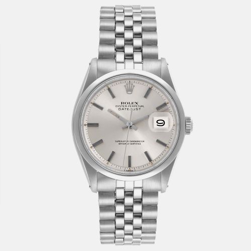 Rolex Datejust Silver Dial Steel Vintage Men's Watch 36.0 mm - Rolex - Modalova