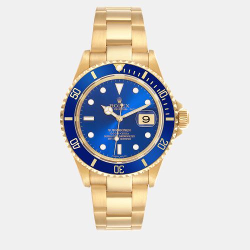 Submariner Yellow Gold Dial Men's Watch 40.0 mm - Rolex - Modalova