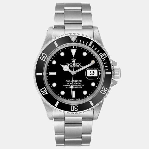 Rolex Submariner Date Black Dial Steel Men's Watch 40.0 mm - Rolex - Modalova