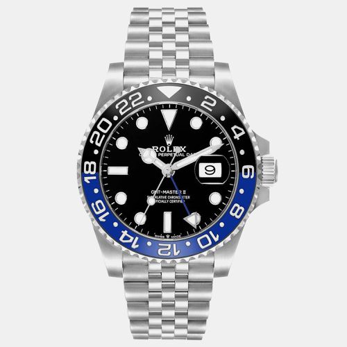 Rolex GMT Master II Batgirl Black Blue Bezel Steel Men's Watch 40.0 mm - Rolex - Modalova