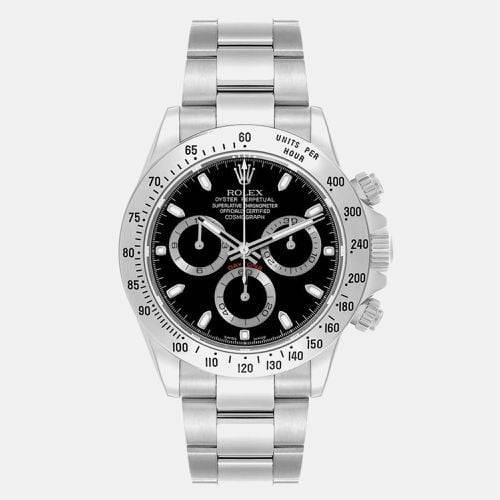 Rolex Daytona Chronograph Black Dial Steel Men's Watch 116520 40 mm - Rolex - Modalova