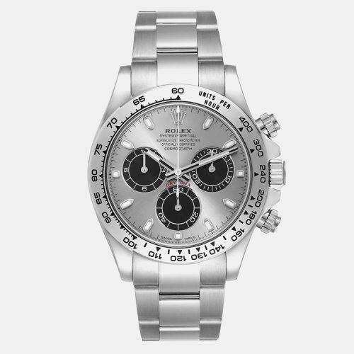 Rolex Daytona White Gold Silver Dial Men's Watch 40.0 mm - Rolex - Modalova