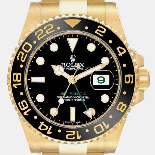 Rolex GMT Master II Yellow Gold Men's Watch 40.0 mm - Rolex - Modalova