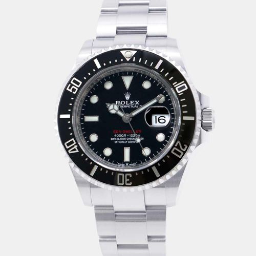 Rolex Stainless Steel Black Dial Sea-Dweller Watch 43 mm - Rolex - Modalova