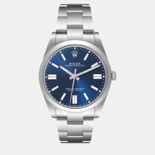 Oyster Perpetual Dial Steel Men's Watch 41.0 mm - Rolex - Modalova