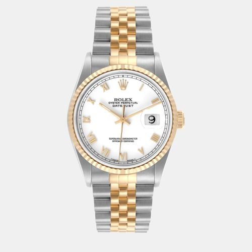 Datejust Roman Dial Steel Yellow Gold Men's Watch 36.0 mm - Rolex - Modalova