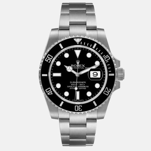 Rolex Submariner Date Black Dial Steel Mens Watch 116610 - Rolex - Modalova