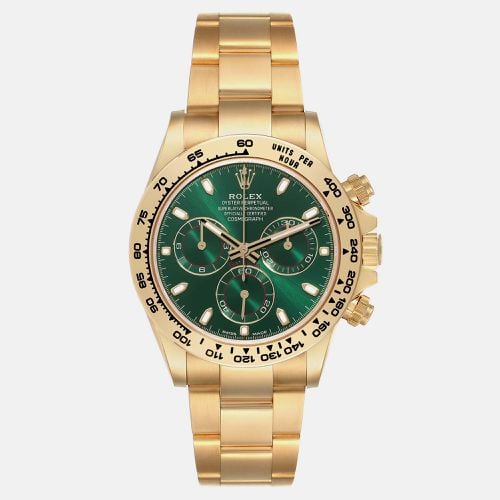 Daytona Yellow Gold Dial Mens Watch 116508 - Rolex - Modalova