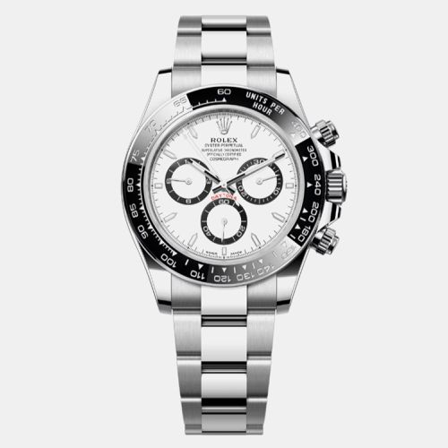 Rolex White Stainless Steel Daytona Men's Wristwatch 40 mm - Rolex - Modalova