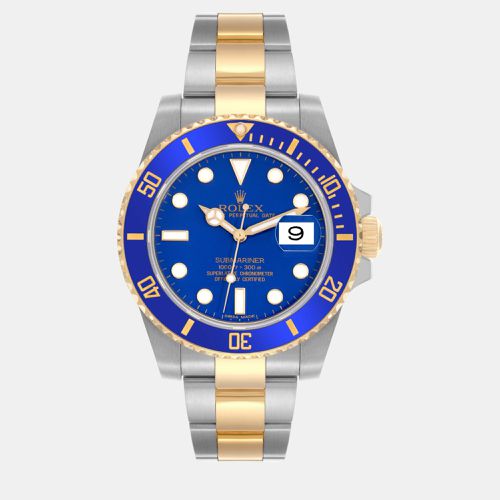 Rolex Submariner Steel Yellow Gold Blue Dial Men's Watch 116613 40 mm - Rolex - Modalova