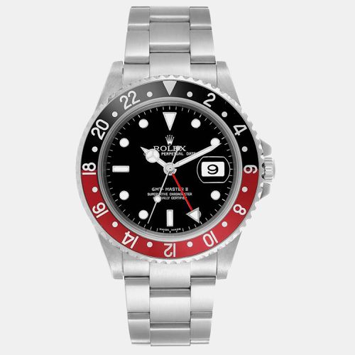 Rolex GMT Master II Black Red Coke Bezel Steel Men's Watch 40.0 mm - Rolex - Modalova