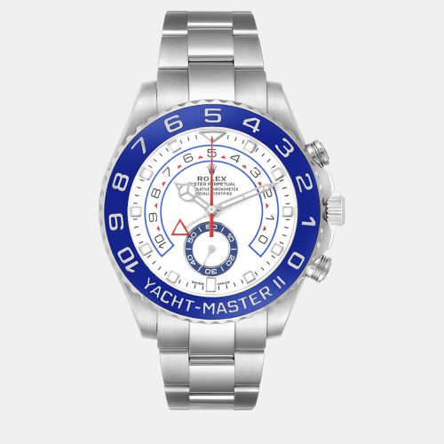 Yachtmaster II Steel Blue Cerachrom Bezel Men's Watch 44.0 mm - Rolex - Modalova