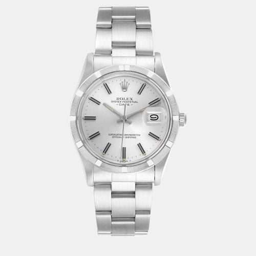 Date Steel Dial Vintage Men's Watch 34.0 mm - Rolex - Modalova