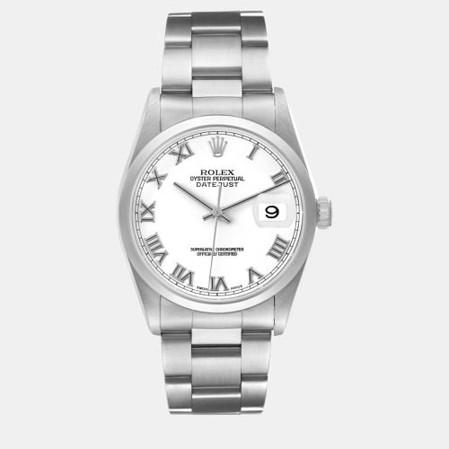 Datejust Roman Dial Steel Men's Watch 16200 36 mm - Rolex - Modalova