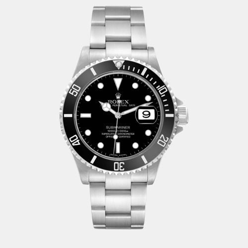 Submariner Date Dial Steel Men's Watch 16610 40 mm - Rolex - Modalova