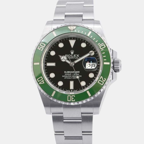 Rolex Black Stainless Steel Submariner 126610LV Automatic Men's Wristwatch 41 mm - Rolex - Modalova