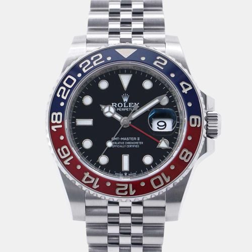 Stainless Steel GMT-Master II 126710BLRO Automatic Men's Wristwatch 40 mm - Rolex - Modalova