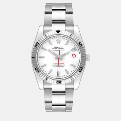 Rolex Turnograph Steel White Gold Bezel Men's Watch 36 mm - Rolex - Modalova