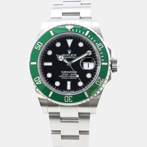 Stainless Steel Submariner Automatic Men's Wristwatch 41 mm - Rolex - Modalova