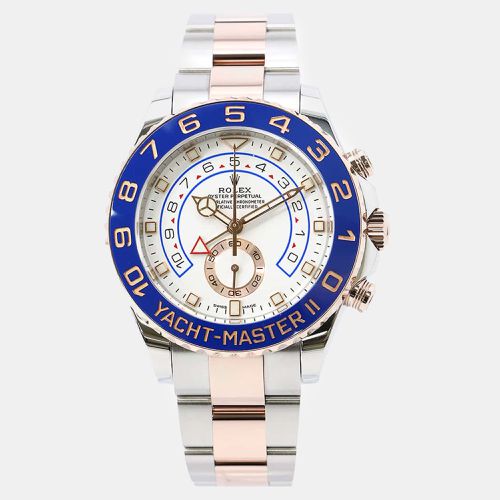 K Rose Gold Stainless Steel Yacht-Master II Automatic Men's Wristwatch 44 mm - Rolex - Modalova