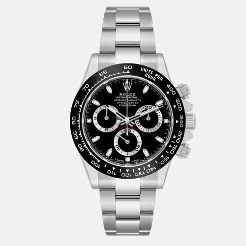 Rolex Cosmograph Daytona Black Dial Steel Mens Watch 116500 - Rolex - Modalova