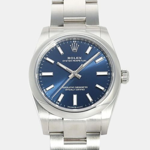 Stainless Steel Oyster Perpetual 124200 Men's Watch 34MM - Rolex - Modalova