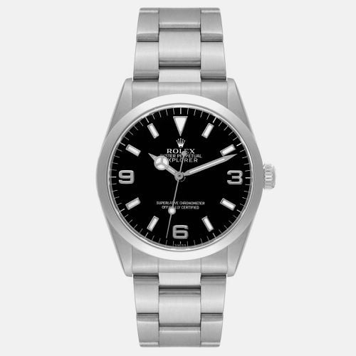 Rolex Explorer I Black Dial Steel Men's Watch 36 mm - Rolex - Modalova