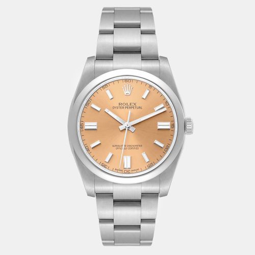 Rolex Oyster Perpetual White Grape Dial Steel Men's Watch 36 mm - Rolex - Modalova