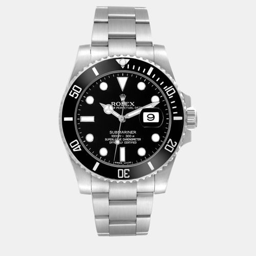 Rolex Submariner Date Black Dial Steel Men's Watch 40 mm - Rolex - Modalova